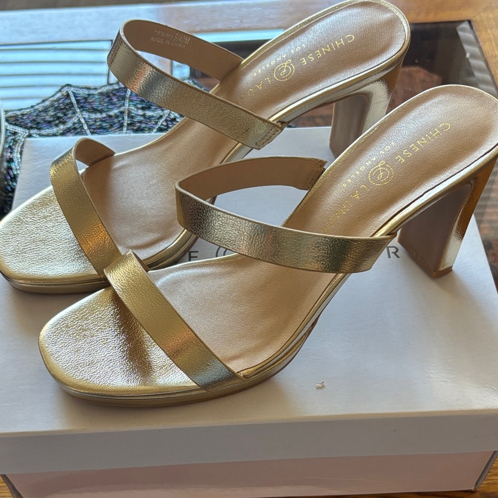 Chinese Laundry Tete Metallic Heels (9)